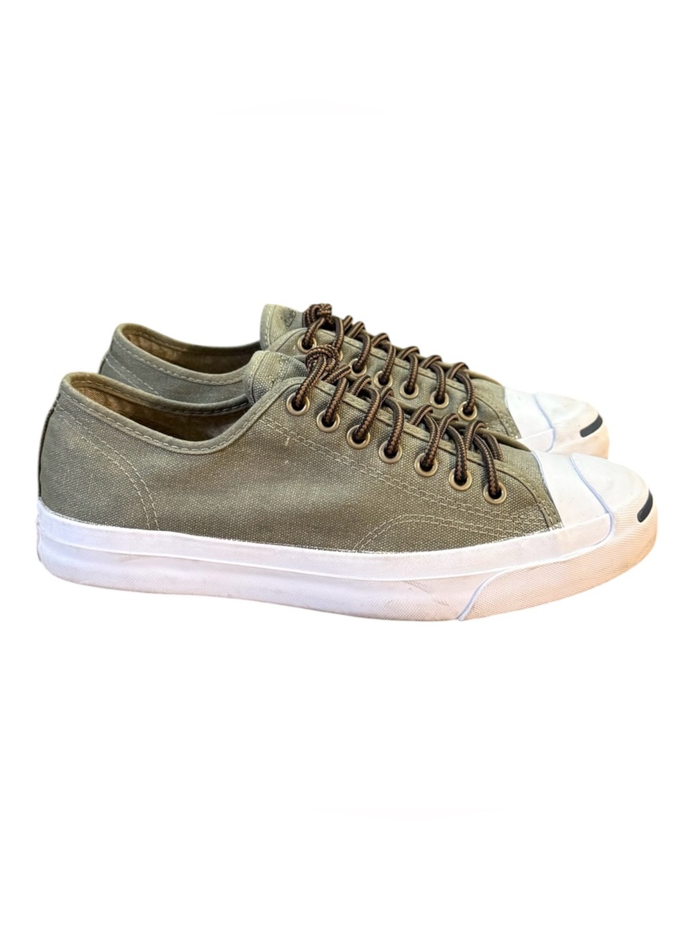 Converse Jack Purcell Low Top Canvas OX Surplus Olive Green Shoes Women’s Size 9